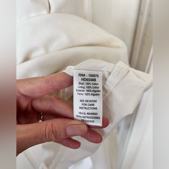 Roolee Dress off White Embroidered Floral Small cottagecore tunic praire - Picture 6 of 12